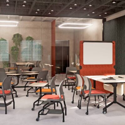 Como o mobiliário flexível transforma ambientes corporativos e educacionais em espaços de bem-estar e colaboração | Indúst...